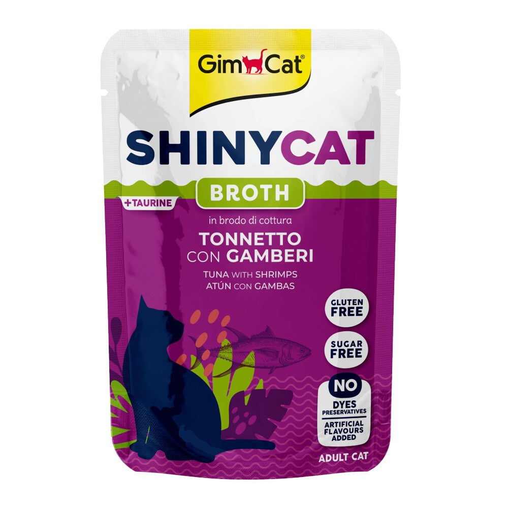 Gimcat Shinycat Ton Balığı Ve Karidesli Yetişkin Kedi Çorbası 70 GR | SRC: Barcode: 4002064416892
